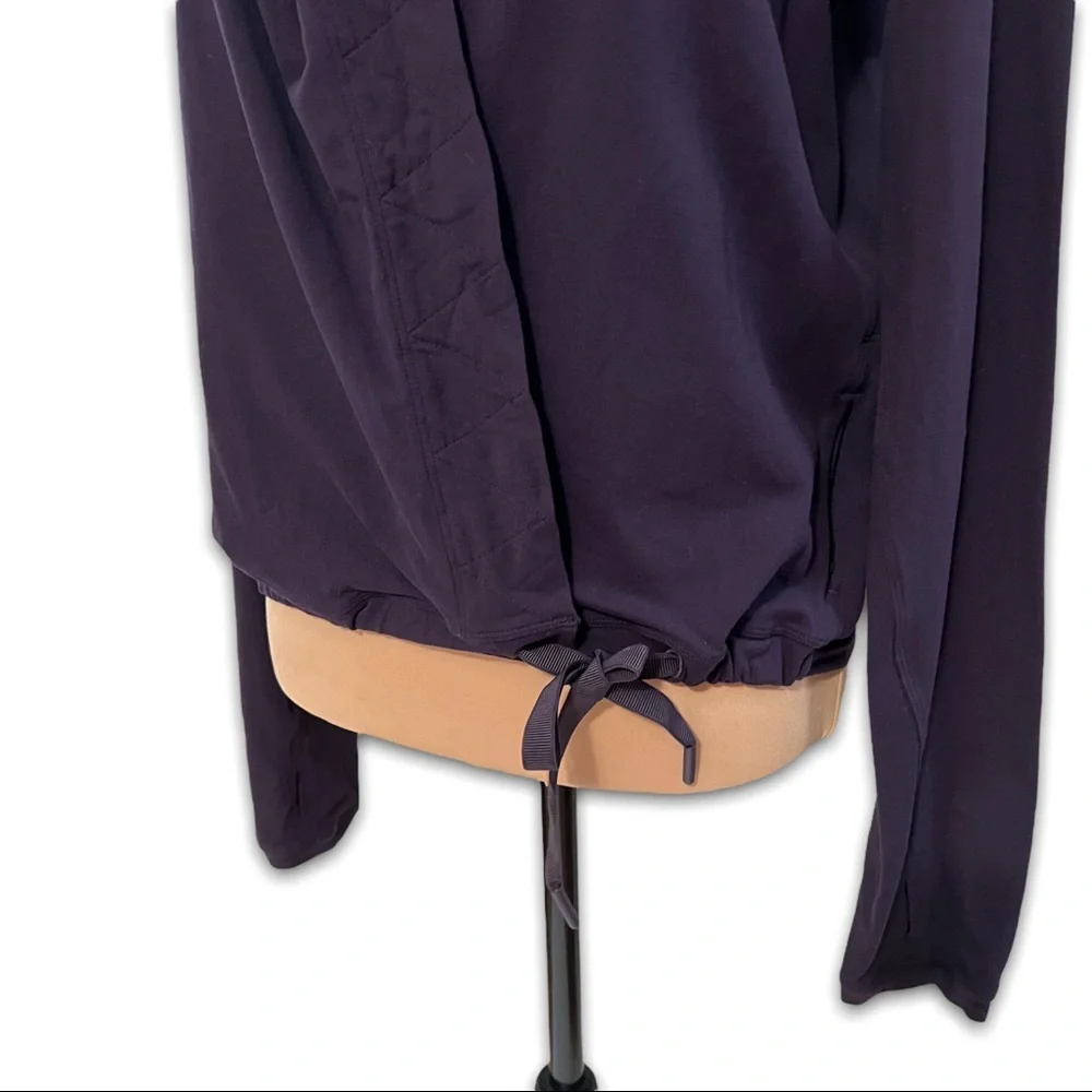 Lululemon Ready To Rulu Wrap Hooded Jacket 6/Small Boysenberry Dark Purple Yoga - Picture 5 of 16